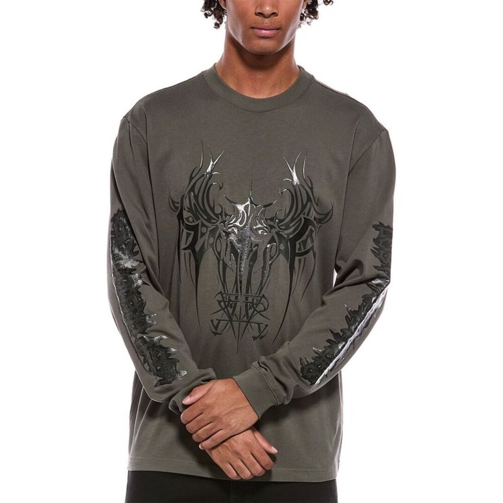 Rta Mens  Lawrence Long Sleeve T-Shirt, Green